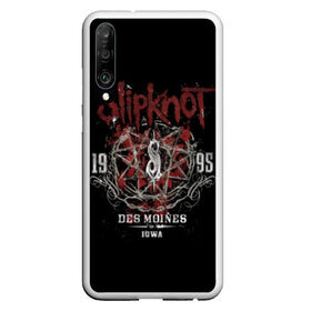 Чехол для Honor P30 с принтом Slipknot в Тюмени, Силикон | Область печати: задняя сторона чехла, без боковых панелей | band | corey taylor | jim root | metal | mick thomson | music | official | альтернативный | глэм | готик | гранж | метал | музыка | пост | рок | слипкнот | хард