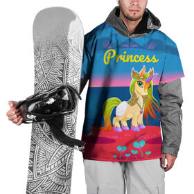 Накидка на куртку 3D с принтом Единорог принцессы в Тюмени, 100% полиэстер |  | pony | грива | девочка | единорог | конь | копыта | красивая | лошадка | лошадь | милая | пони | природа закат | радуга