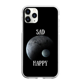 Чехол для iPhone 11 Pro матовый с принтом Sad Happy в Тюмени, Силикон |  | Тематика изображения на принте: jesus | rap | грустный | джизус | джизус возрождение | джизус рэпер | джизус ты ювелир | мерч | музыка | реп | рэп | счастливый