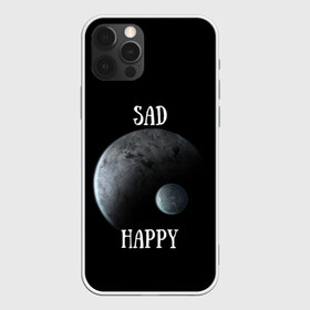 Чехол для iPhone 12 Pro Max с принтом Sad Happy в Тюмени, Силикон |  | Тематика изображения на принте: jesus | rap | грустный | джизус | джизус возрождение | джизус рэпер | джизус ты ювелир | мерч | музыка | реп | рэп | счастливый