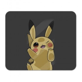 Коврик для мышки прямоугольный с принтом Pikachu Pika Pika в Тюмени, натуральный каучук | размер 230 х 185 мм; запечатка лицевой стороны | 