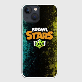 Чехол для iPhone 13 mini с принтом Brawl Stars. в Тюмени,  |  | 3d | brawl stars | moba | бравл старс | жанр | игра | краска | лого | логотип | надпись | пятна | разводы | текстура