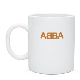 Кружка с принтом ABBA в Тюмени, керамика | объем — 330 мл, диаметр — 80 мм. Принт наносится на бока кружки, можно сделать два разных изображения | абба | агнета | анни фрид | брур | бьорн | коллектив | музыка | швеция