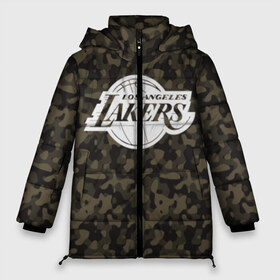 Женская зимняя куртка 3D с принтом Los Angeles Lakers Camo в Тюмени, верх — 100% полиэстер; подкладка — 100% полиэстер; утеплитель — 100% полиэстер | длина ниже бедра, силуэт Оверсайз. Есть воротник-стойка, отстегивающийся капюшон и ветрозащитная планка. 

Боковые карманы с листочкой на кнопках и внутренний карман на молнии | camo | lakers | los angeles lakers | nba | баскетбол | камуфляж | лос анджелес лейкерс | нба | спорт | хаки