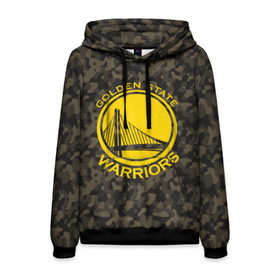 Мужская толстовка 3D с принтом Golden State Warriors camo в Тюмени, 100% полиэстер | двухслойный капюшон со шнурком для регулировки, мягкие манжеты на рукавах и по низу толстовки, спереди карман-кенгуру с мягким внутренним слоем. | Тематика изображения на принте: golden state | golden state warriors | nba | warriors | баскетбол | голден стэйт | голден стэйт уорриорз | камуфляж | нба | спорт | уорриорз camo | хаки