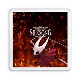 Магнит 55*55 с принтом Hollow Knight: SILKSONG в Тюмени, Пластик | Размер: 65*65 мм; Размер печати: 55*55 мм | Тематика изображения на принте: game | games | ghosts | godmaster | hollow | hornet | knight | metroidvania | silksong | zote | гримм | зот | игра | игры | квиррел | найт | песня | полый | призраки | пустой | рыцарь | силксонг | холлоу | хорнет | шелк