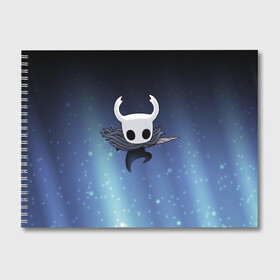 Альбом для рисования с принтом Рыцарь - HOLLOW KNIGHT в Тюмени, 100% бумага
 | матовая бумага, плотность 200 мг. | Тематика изображения на принте: game | games | ghosts | godmaster | hollow | hornet | knight | metroidvania | silksong | zote | гримм | зот | игра | игры | квиррел | найт | песня | полый | призраки | пустой | рыцарь | силксонг | холлоу | хорнет | шелк