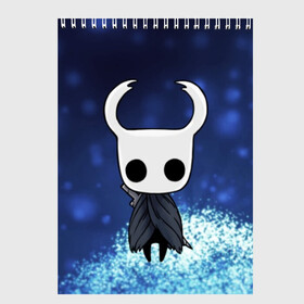 Скетчбук с принтом Рыцарь - HOLLOW KNIGHT в Тюмени, 100% бумага
 | 48 листов, плотность листов — 100 г/м2, плотность картонной обложки — 250 г/м2. Листы скреплены сверху удобной пружинной спиралью | Тематика изображения на принте: game | games | ghosts | godmaster | hollow | hornet | knight | metroidvania | silksong | zote | гримм | зот | игра | игры | квиррел | найт | песня | полый | призраки | пустой | рыцарь | силксонг | холлоу | хорнет | шелк