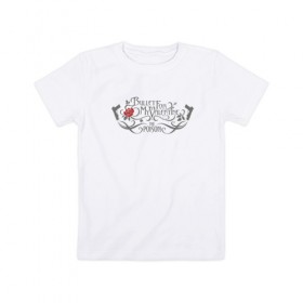 Детская футболка хлопок с принтом Bullet For My Valentine в Тюмени, 100% хлопок | круглый вырез горловины, полуприлегающий силуэт, длина до линии бедер | майкл пэджет | ник крэндли и майкл томас