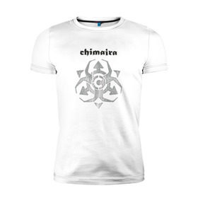 Мужская футболка премиум с принтом Chimaira в Тюмени, 92% хлопок, 8% лайкра | приталенный силуэт, круглый вырез ворота, длина до линии бедра, короткий рукав | Тематика изображения на принте: 