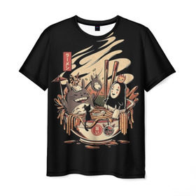 Мужская футболка 3D с принтом Вечеринка У Бассейна в Тюмени, 100% полиэфир | прямой крой, круглый вырез горловины, длина до линии бедер | anime | forest | meme | my neighbor | protectors | tokyo | totoro | аниме | гибли | иероглиф | манга | миядзаки | мой сосед | стиль | тоторо | фентези | хаяо | япония