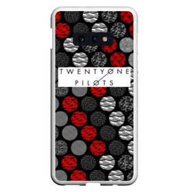 Чехол для Samsung S10E с принтом TWENTY ONE PILOTS (TOP) в Тюмени, Силикон | Область печати: задняя сторона чехла, без боковых панелей | Тематика изображения на принте: 21 pilots | 21p | bandito | blurryface | chlorine | joshua | music | ned | rock | top | trench | twenty one pilots | tyler | бандито | группа | музыка | нэд | рок | тренч