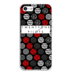 Чехол для iPhone 5/5S матовый с принтом TWENTY ONE PILOTS (TOP) в Тюмени, Силикон | Область печати: задняя сторона чехла, без боковых панелей | 21 pilots | 21p | bandito | blurryface | chlorine | joshua | music | ned | rock | top | trench | twenty one pilots | tyler | бандито | группа | музыка | нэд | рок | тренч