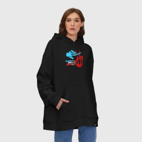 Худи SuperOversize хлопок с принтом TWENTY ONE PILOTS (TOP) в Тюмени, 70% хлопок, 30% полиэстер, мягкий начес внутри | карман-кенгуру, эластичная резинка на манжетах и по нижней кромке, двухслойный капюшон
 | 21 pilots | 21p | bandito | blurryface | chlorine | joshua | music | ned | rock | top | trench | twenty one pilots | tyler | бандито | группа | музыка | нэд | рок | тренч