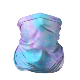 Бандана-труба 3D с принтом Мрамор Tie Dye в Тюмени, 100% полиэстер, ткань с особыми свойствами — Activecool | плотность 150‒180 г/м2; хорошо тянется, но сохраняет форму | tie dye | летняя футболка | розовый | синий | тай дай | фиолетовый | яркая футболка