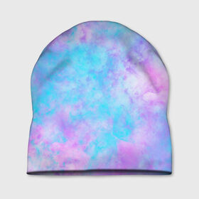 Шапка 3D с принтом Мрамор Tie Dye в Тюмени, 100% полиэстер | универсальный размер, печать по всей поверхности изделия | Тематика изображения на принте: tie dye | летняя футболка | розовый | синий | тай дай | фиолетовый | яркая футболка