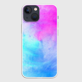 Чехол для iPhone 13 mini с принтом Лето в Тюмени,  |  | tie dye | tie dye футболка | летняя футболка | розовый | синий | тай дай | тай дай футболка | фиолетовый | яркая футболка