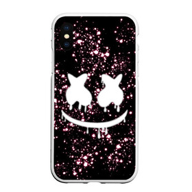 Чехол для iPhone XS Max матовый с принтом Marshmello Stars в Тюмени, Силикон | Область печати: задняя сторона чехла, без боковых панелей | christopher | comstock | dj | dotcom | fortnite | friends | glitch | marshmallow | marshmello | star | stars | usa | глитч | диджей | друзья | звезды | зефир | комсток | космос | крис | мармелад | маршмэллоу | молнии | музыка | продюсер | сша |