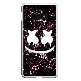 Чехол для Samsung S10E с принтом Marshmello Stars в Тюмени, Силикон | Область печати: задняя сторона чехла, без боковых панелей | Тематика изображения на принте: christopher | comstock | dj | dotcom | fortnite | friends | glitch | marshmallow | marshmello | star | stars | usa | глитч | диджей | друзья | звезды | зефир | комсток | космос | крис | мармелад | маршмэллоу | молнии | музыка | продюсер | сша |