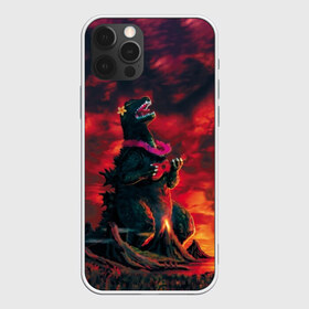 Чехол для iPhone 12 Pro Max с принтом Укулеле в Тюмени, Силикон |  | godzilla | king of the monsters | годзила | годзилла 2 | король монстров