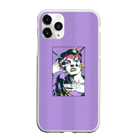 Чехол для iPhone 11 Pro матовый с принтом Kishibe Rohan in Purple в Тюмени, Силикон |  | diamond is unbreakable | heavens door | jjba | jojo | kishibe | rohan