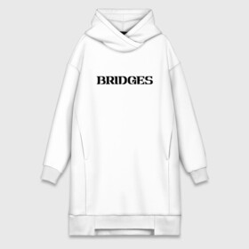 Платье-худи хлопок с принтом BRIDGES в Тюмени,  |  | bridges | death stranding | fragile express | games | kojima | kojima productions | logo | ludens | игры | кодзима | лого | люденс