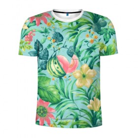 Мужская футболка 3D спортивная с принтом Тропики в Тюмени, 100% полиэстер с улучшенными характеристиками | приталенный силуэт, круглая горловина, широкие плечи, сужается к линии бедра | 2019 | 2020 | в отпуск | весна | гаваи | гавайи | гавайская | для отпуска | лето | листья | море | настроение | осень | отдых | отпуск | пальма | пальмы | пляж | пляжная | путешественник