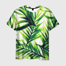 Мужская футболка 3D с принтом Лист Пальмы в Тюмени, 100% полиэфир | прямой крой, круглый вырез горловины, длина до линии бедер | Тематика изображения на принте: 2019 | 2020 | summer | в отпуск | весна | гаваи | гавайи | гавайская | для отпуска | лето | листья | море | настроение | осень | отдых | отпуск | пальма | пальмы | пляж | пляжная | путешественник | цветочки | цветы