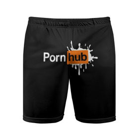 Мужские шорты 3D спортивные с принтом PORN HUB в Тюмени,  |  | логотип | пошлое