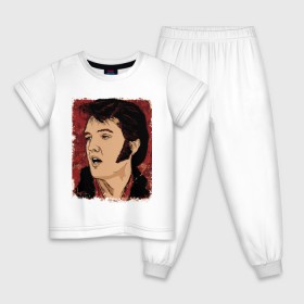 Детская пижама хлопок с принтом Элвис Пресли в Тюмени, 100% хлопок |  брюки и футболка прямого кроя, без карманов, на брюках мягкая резинка на поясе и по низу штанин
 | американский. певец. актёр. король рок н ролл