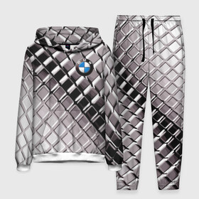 Мужской костюм 3D (с толстовкой) с принтом BMW в Тюмени,  |  | Тематика изображения на принте: bmw | metal | pattern | prestige | бмв | металл | престиж | узор