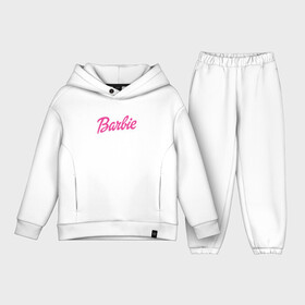 Детский костюм хлопок Oversize с принтом Barbie в Тюмени,  |  | bad | barbie | bratz | girl | princess | team | барби | братц | девочка | дочка | дочь | кукла | куколка | лого | логотип | любимая | невеста | подружка | прекрасная