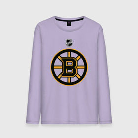 Мужской лонгслив хлопок с принтом Boston Bruins NHL в Тюмени, 100% хлопок |  | boston | boston bruins | hockey | nhl | бостон | бостон брюинз | кубок стенли | нхл | спорт | хоккей | шайба