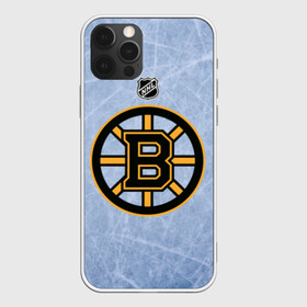 Чехол для iPhone 12 Pro с принтом Boston Bruins в Тюмени, силикон | область печати: задняя сторона чехла, без боковых панелей | Тематика изображения на принте: boston | boston bruins | hockey | nhl | бостон | бостон брюинз | кубок стенли | нхл | спорт | хоккей | шайба