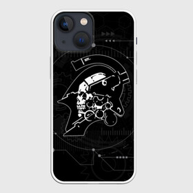 Чехол для iPhone 13 mini с принтом KOJIMA PRODUCTIONS в Тюмени,  |  | bridges | death | game | games | hideo | kojima | logo | mads | mikkelsen | norman | porter | reedus | sam | stranding | гений | дес | игра | игры | кодзима | лого | миккельсен | портер | ридус | стрендинг | сэм | хидео