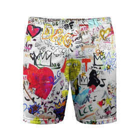 Мужские шорты 3D спортивные с принтом DG paint в Тюмени,  |  | art | dg | dolcegabbana | font | graffity | heart | paint | trend | абстракция | краска | надписи | рисунок | сердце | шрифт