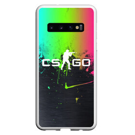 Чехол для Samsung Galaxy S10 с принтом Фосфор CSGo в Тюмени, Силикон | Область печати: задняя сторона чехла, без боковых панелей | cs | csgo | mp5 sd | mp5sd cs | mp5sd cs go | кс | кс го | кс го скины | кс фосфор | ксго | скины | фосфор