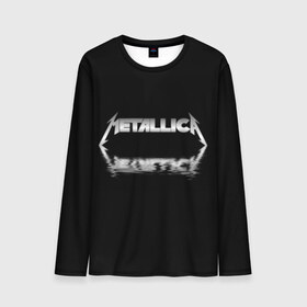 Мужской лонгслив 3D с принтом Metallica в Тюмени, 100% полиэстер | длинные рукава, круглый вырез горловины, полуприлегающий силуэт | guitar | hard | heavymetal | metal | metallica | music | rock | гитара | картинка | картинки | метал | металика | металлика | мода | музыка | рок | тренд | тренды | треш | трэш | тяжелый | хард