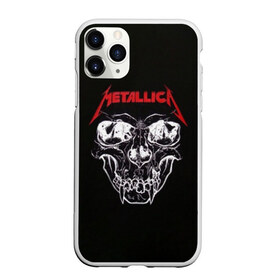 Чехол для iPhone 11 Pro Max матовый с принтом Metallica в Тюмени, Силикон |  | Тематика изображения на принте: metallica | rock | атрибутика | группа | джеймс хетфилд | концерт | мерч | метал | металика | металлика | музыка | музыкант | рок | рок группа | рок музыка | рокер | тур | череп