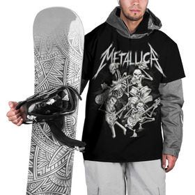 Накидка на куртку 3D с принтом Metallica в Тюмени, 100% полиэстер |  | Тематика изображения на принте: album | black | concert | heavy | kirk | metal | metallica | music | rock | tolls | джеймс хэтфилд | кирк хэмметт | клифф бёртон | ларс ульрих | метал | металлика | трэш