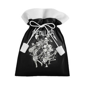 Подарочный 3D мешок с принтом Metallica в Тюмени, 100% полиэстер | Размер: 29*39 см | album | black | concert | heavy | kirk | metal | metallica | music | rock | tolls | джеймс хэтфилд | кирк хэмметт | клифф бёртон | ларс ульрих | метал | металлика | трэш
