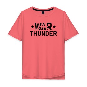 Мужская футболка хлопок Oversize с принтом war thunder в Тюмени, 100% хлопок | свободный крой, круглый ворот, “спинка” длиннее передней части | war thunder | war thunder 2019 | war thunder лучшие | war thunder самолеты | war thunder танки | вар тандер | игра war thunder | купить футболку war thunder | футболки war thunder