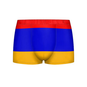 Мужские трусы 3D с принтом Армения. Флаг. в Тюмени, 50% хлопок, 50% полиэстер | классическая посадка, на поясе мягкая тканевая резинка | армения | армянский | государство | знамя | кавказ | республика | символ | снг | ссср | страна | флаг