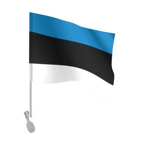 Флаг для автомобиля с принтом Эстония. Флаг. в Тюмени, 100% полиэстер | Размер: 30*21 см | Тематика изображения на принте: балтии | государство | прибалтика | республика | снг | ссср | страна | страны | эстония