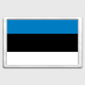 Магнит 45*70 с принтом Эстония. Флаг. в Тюмени, Пластик | Размер: 78*52 мм; Размер печати: 70*45 | Тематика изображения на принте: балтии | государство | прибалтика | республика | снг | ссср | страна | страны | эстония
