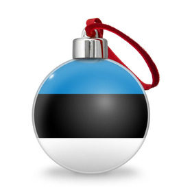 Ёлочный шар с принтом Эстония. Флаг. в Тюмени, Пластик | Диаметр: 77 мм | балтии | государство | прибалтика | республика | снг | ссср | страна | страны | эстония