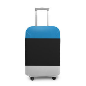Чехол для чемодана 3D с принтом Эстония. Флаг. в Тюмени, 86% полиэфир, 14% спандекс | двустороннее нанесение принта, прорези для ручек и колес | балтии | государство | прибалтика | республика | снг | ссср | страна | страны | эстония