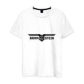 Мужская футболка хлопок с принтом Rammstein в Тюмени, 100% хлопок | прямой крой, круглый вырез горловины, длина до линии бедер, слегка спущенное плечо. | germany | rammstein | индостриал металл | немецкая группа | немцы | пиротехника | раммштайн | рок | рок группа | три икса | ххх