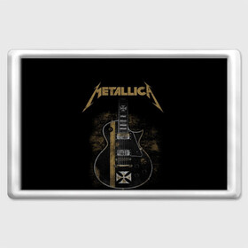 Магнит 45*70 с принтом Metallica в Тюмени, Пластик | Размер: 78*52 мм; Размер печати: 70*45 | album | black | concert | heavy | kirk | metal | metallica | music | rock | tolls | джеймс хэтфилд | кирк хэмметт | клифф бёртон | ларс ульрих | метал | металлика | трэш