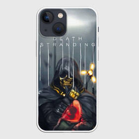 Чехол для iPhone 13 mini с принтом Death Stranding (НА СПИНЕ) в Тюмени,  |  | cliff | deadman | death stranding | fragile | hideo kojima | mads mikkelsen | norman reedus | sam | дельторо | дэдмен | коджима | кодзима | мадс миккельсен | норман ридус | сэм | хидео